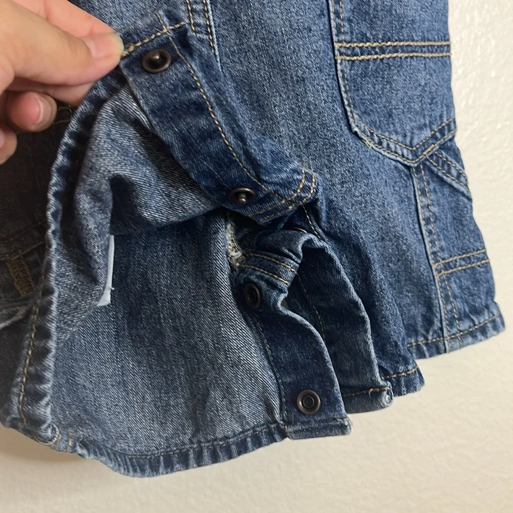 Oshkosh Bgosh Vestbak Overalls Bibs Coveralls Jean Shorts Size 18 Months